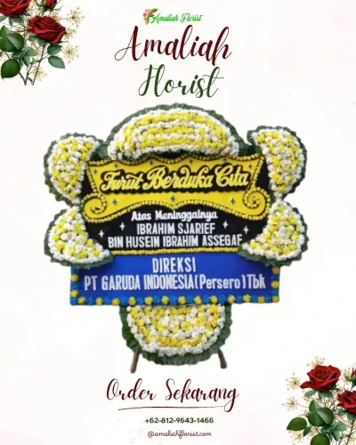 Papan Bunga Duka di Sememi