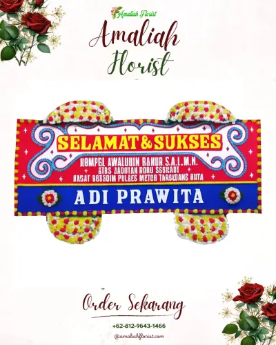 Karangan Bunga Ucapan Selamat di Sememi